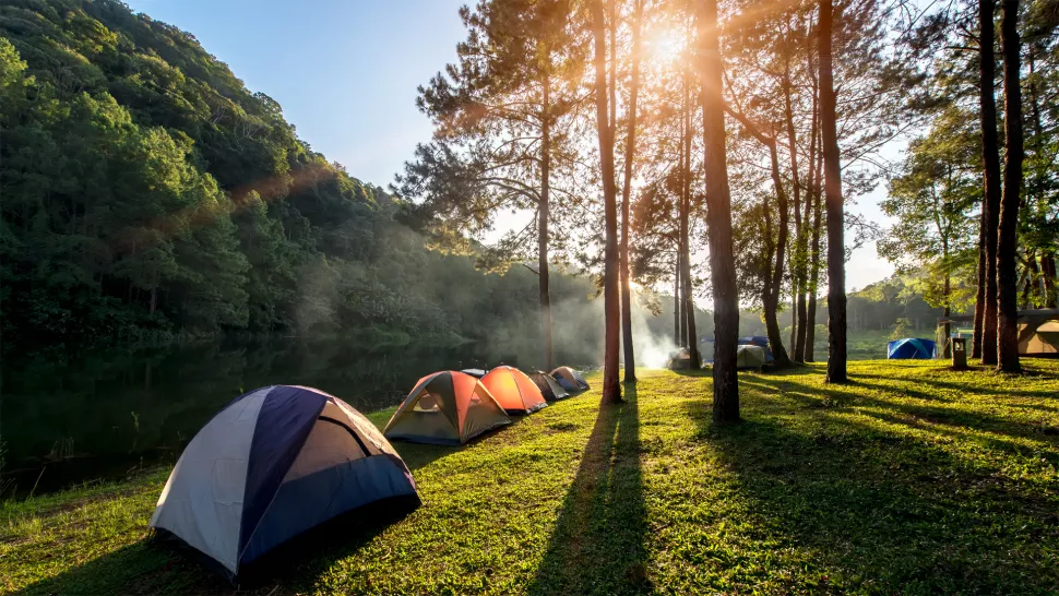 Kamp, bisiklet ve tırmanış
